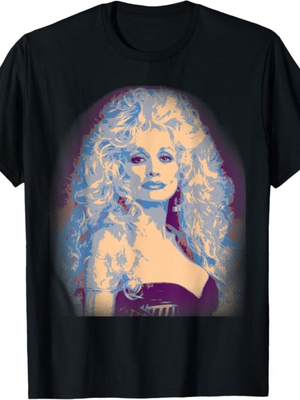 Dolly Parton Dissolved Graphic T-Shirt